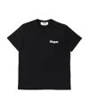 Msgm Logo Short-sleeved T-shirt In Black