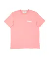Msgm Logo Short-sleeved T-shirt In Pink