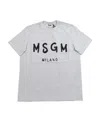 Msgm Logo Short-sleeved T-shirt In White