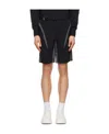 Msgm Logo Shorts In Black
