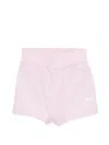 Msgm Logo Shorts In Pink