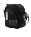 Msgm Logo Shoulder Bag In Black