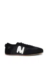 Msgm Logo Sneakers In Black