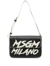 Msgm Logo Strap Bag In Black