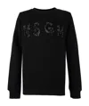 Msgm Logo Sweater In Black