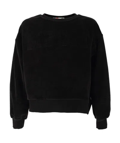 Msgm Logo Sweater In Black