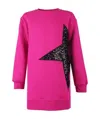 Msgm Logo Sweater In Pink