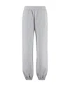 Msgm Embellished Sweatpants In Gray