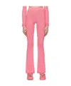 Msgm Logo Sweatpants In Pink