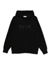 Msgm Cotton T-shirt With Front Printed Logo In Black