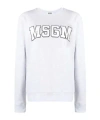 Msgm Logo Print Sweatshirt In Red