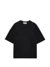 Msgm Logo T-shirt In Black