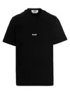 MSGM LOGO T-SHIRT BLACK