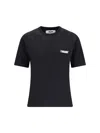 Msgm Woman T-shirt Black Size M Cotton In Black
