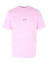 Msgm Logo T-shirt In Pink