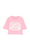 Msgm Logo T-shirt In Pink