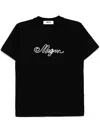 Msgm Jersey T-shirt In 黑色