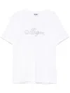Msgm T-shirt Mit Logo In Weiss