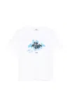 Msgm Logo T-shirt In White