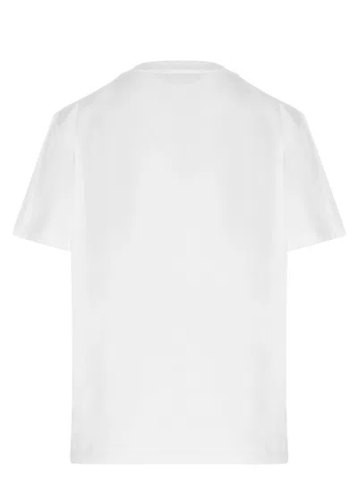 Msgm Logo T-shirt In White
