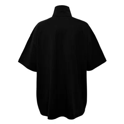 Msgm Logo T-shirt With Zip In Multi