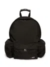 Msgm Logo-tag Backpack In Black
