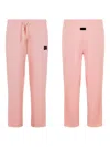 Msgm Logo Track Pants In Pink
