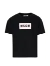 Msgm Logo T-shirt In Black