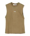 Msgm Logo Vest In Green