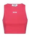 Msgm Logo Vest In Red