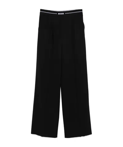 Msgm Logo-waist Trousers
