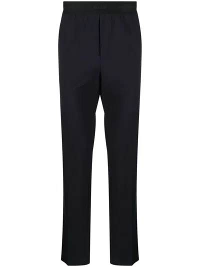 MSGM LOGO-WAISTBAND STRAIGHT-LEG TROUSERS