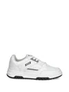 Msgm Logo-detail Sneakers In White