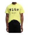 Msgm Logo-detail T-shirt In Multi