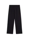 Msgm Logo-embroidered Drawstring Track Pants In Black