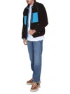 Msgm Logo-embroidered Jacket In Black