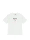 Msgm Logo-embroidered T-shirt In White