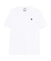 Msgm Logo-embroidered T-shirt In White