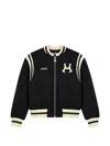 LOGO-PATCH BOMBER JACKET
