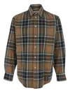 LOGO-PATCH CHECK-PATTERN SHIRT