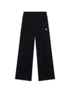Msgm Logo-patch Drawstring Track Pants In Black