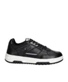 Msgm Logo-patch Sneakers In Black