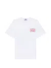 Msgm Logo-patch T-shirt In White