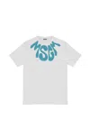 Msgm Logo-print Cotton T-shirt In White