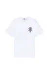 Msgm Logo-print Crew-neck T-shirt In White