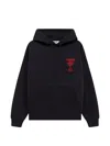 Msgm Logo-print Drawstring Hoodie In Black