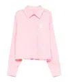 Msgm Logo-print Shirt In Pink