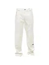 Msgm Logo-print Straight-leg Jeans In Multi