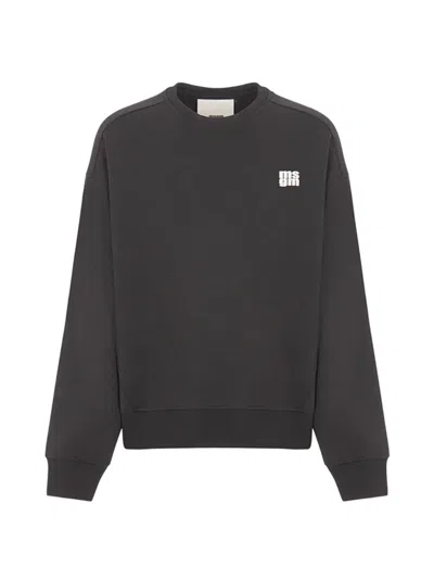 Msgm Kids' Logo-print Sweatshirt In Black