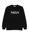 Msgm Logo-print Sweatshirt In Black